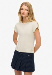 Футболка Superdry & Co Basic T-shirt, Desert Bone Off White/White