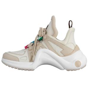 LOUIS VUITTON Низкие повседневные туфли Archlight 5 см, женские, бежевые