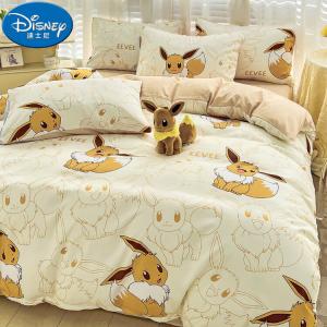 Disney Комплект постельного белья 1,8 м, 4 предмета, 200x230 см, 100% хлопок, Little Elf Yibu