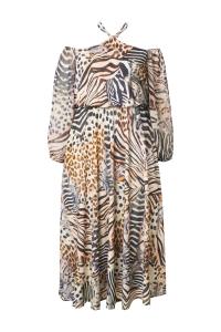 Мини платье Ulla Popken, Dark beige/Black