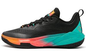 Qiaodan Мужские баскетбольные кроссовки Blade 70 PRO с амортизацией и противоскользящей подошвой, низкие, черный, синий и зеленые