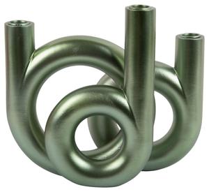 Подсвечник Present Time светло-зеленый, 18/20/12 см