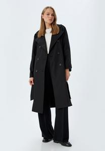 Тренчкот LONG Koton, черный