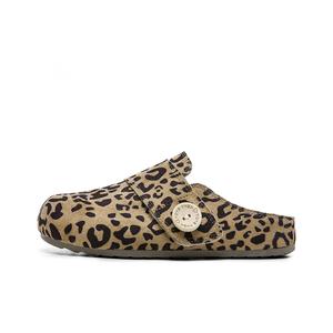 PIPI PURPLE Женские сандалии Quiet Closed Toe с леопардовым принтом