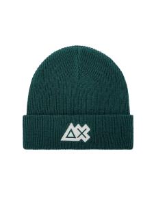 Шапка cappello beanie in lana a coste Sun68, зеленый