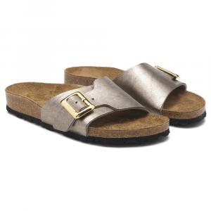 Сандалии Catalina luxe с пряжкой на стельке Birkenstock, graceful taupe