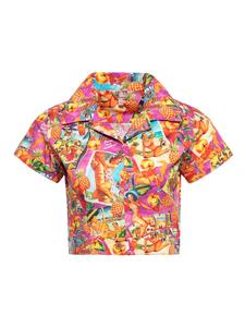 Блуза Queen Kerosin Miami & Long Beach, разноцветный