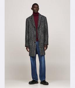 Пальто мужское Tommy Hilfiger шерстяное, серый