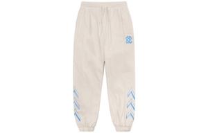 Детские вязаные спортивные штаны beige MLB, бежевый