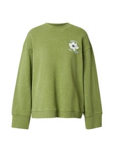 TOPSHOP Свитшот 'DUMA' в светло-зеленом цвете