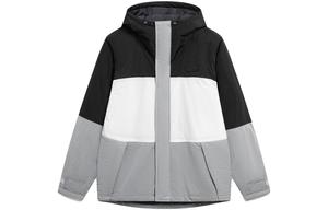 Стеганая куртка для мужчин из коллекции Sports Life, цвет кирпично-серый, молочно-белый, черный, цвет блока Lining, черный