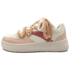 ANTA Женские скейтерские кеды Life Collection Pink White антискользящие износостойкие облегченные низкие
