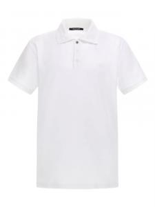 Рубашка поло с вышитым логотипом Roberto Cavalli, белый