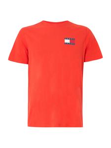 Tommy Jeans Футболка 'ESSENTIAL' в цвете Orange Red