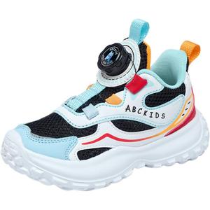 Нескользящие износостойкие низкие детские кроссовки для повседневной носки ABC KIDS, мятный/синий/красный