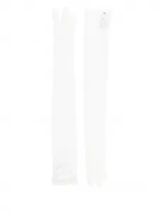 Перчатки с кружевом Giuseppe Di Morabito, белый