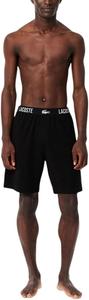 Мужские хлопковые пижамные брюки Lacoste Stretch Croc Long Boxer Briefs, Black