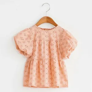 Многоярусная туника с кружевом и фестончатым краем Branshes, цвет Orange