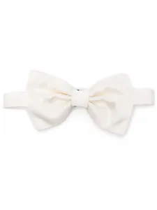 Шелковый галстук-бабочка DOLCE & GABBANA, белый