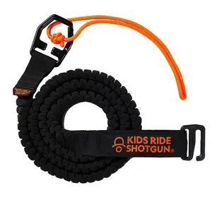 Быстросъемный буксировочный трос для горного велосипеда Kids Ride Shotgun, Black