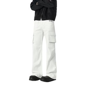 Кargo-брюки Unisex Moderate HUANQIU, белый