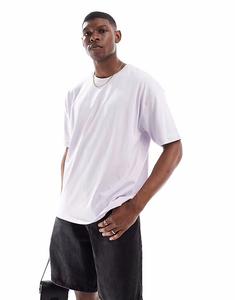 Футболка оверсайз Essentials сиреневого цвета Asos Design