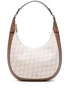 Большая сумка-тоут с монограммой Michael Michael Kors, нейтральный