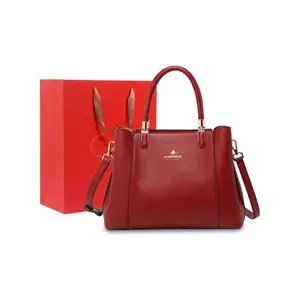 PAYOT Бордовая сумка, Burgundy