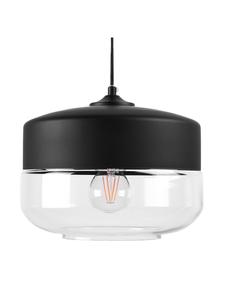 Beliani Подвесные светильники MURRAY в черно-прозрачном исполнении - (Ш) 25 x (В) 117 x (Д) 25 см