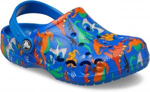 Кроксы для мальчиков Baya с сезонным принтом Crocs, синий