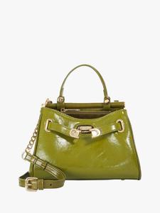 Миниатюрная динамичная кожаная сумка grab bag Dune London, Green