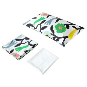 Комплект постельного белья из 3 предметов IKEA BRUKSVARA, 150x200 см, цвет multicolour/floral pattern