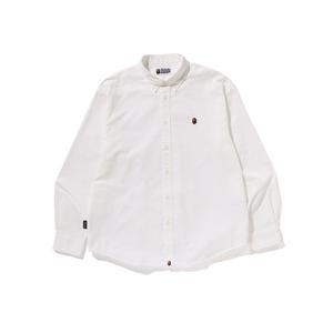 Рубашка Oxford Ape Head A BATHING APE, белый
