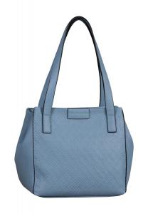 Шопер, на молнии, с тиснением логотипа, женский TOM TAILOR, голубой