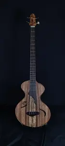 Liuteria MN Guitars Marcello Norero Гитары Liuteria MN Baiful бас Bee 4 струны 2024 - Прозрачный натуральный