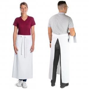 Zollner Фартук, один размер, 65% полиэстер, 35% хлопок, белый