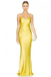 Платье макси в складку от sofia Shona Joy, зеленый