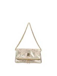 John Richmond Сумка через плечо из платины и золота