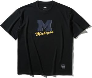Классическая черная футболка Spalding Michigan с логотипом M, размер XL (SMT25139M)
