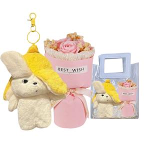 Плюшевый кулон банан пэп паппи доллс высота 13см Dolls and bears dance, желтый