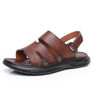 EGCHI Пляжные сандалии Men's Gray/Brown