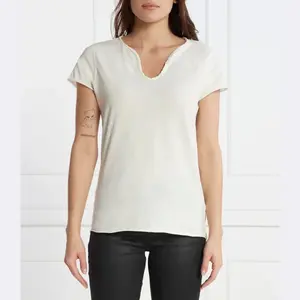 Футболка стандартного кроя Zadig&Voltaire, экрю