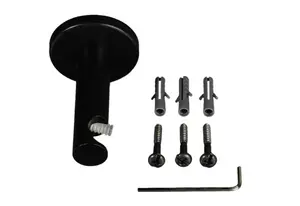 Держатель карниза Liedeco, (1 шт.), для карнизов Ø 16 мм Ø 16 см, черный