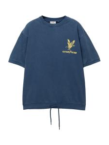 Рубашка Pull&Bear GOOD YEAR, темно-синий