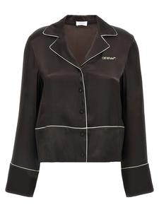 Пижамная рубашка OFF-WHITE, черный