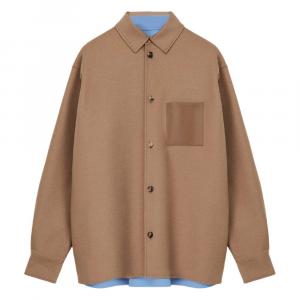 Рубашка Anagram Embossed Overshirt LOEWE, коричневый