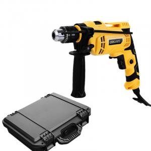 Ударная электрическая дрель Deli, бытовая легкая ручная электрическая дрель, набор электрических отверток, 13 мм-550 Вт