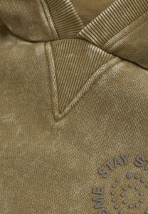 Толстовка с капюшоном STONE WASHED Minymo, горчично-желтый