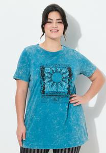 Футболка с принтом KOMFORT FIT GLITZERNDE SONNE Angel of Style, синий