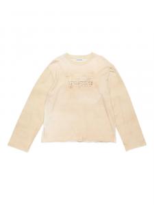 Acne Studios long-sleeve logo Футболка, нейтральный